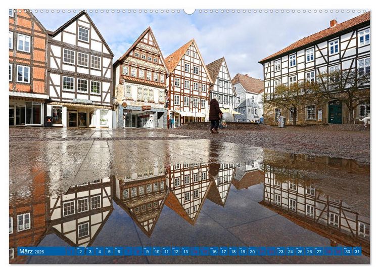Produktbild: Romantisches RINTELN (Wandkalender 2026 DIN A2 quer), CALVENDO Monatskalender