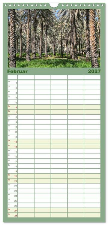 Produktbild: Familienplaner 2027 - Unterwegs im Weihrauchland Oman mit 5 Spalten (Wandkalender, 21 x 45 cm) CALVENDO