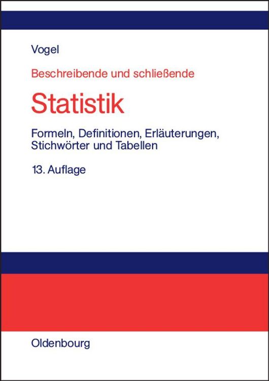 Produktbild: Beschreibende und schlie&szlig;ende Statistik