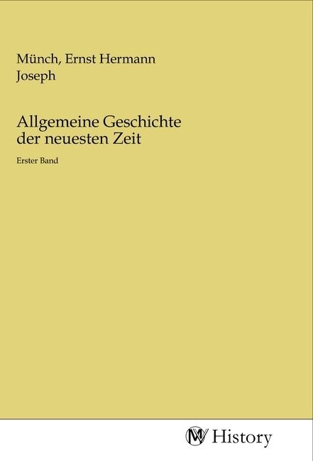 Produktbild: Allgemeine Geschichte der neuesten Zeit