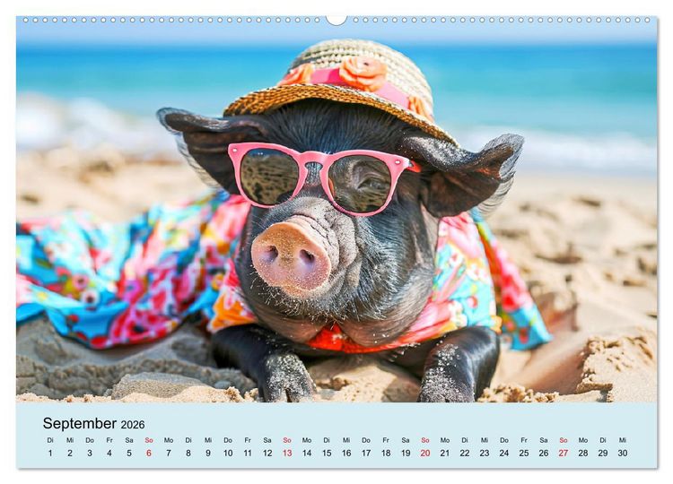 Produktbild: Die sch&ouml;nsten Tiermodels. Schicke Outfits und High Fashion (Wandkalender 2026 DIN A2 quer), CALVENDO Monatskalender