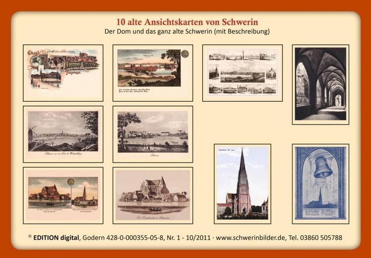 Produktbild: 10 alte Ansichtskarten von Schwerin