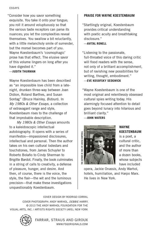 Produktbild: My 1980s and Other Essays
