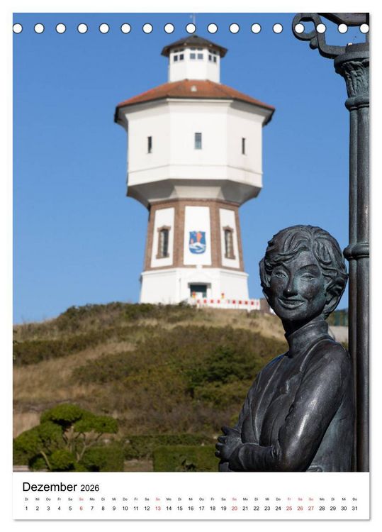 Produktbild: Dein Langeoog - Der besondere Blick (Tischkalender 2026 DIN A5 hoch), CALVENDO Monatskalender