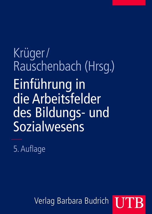 Produktbild: Einf&uuml;hrung in die Arbeitsfelder des Bildungs- und Sozialwesens