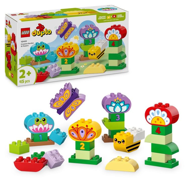 Produktbild: LEGO DUPLO Town Kreativer Blumengarten, Lernspielzeug ab 2 Jahren 10444