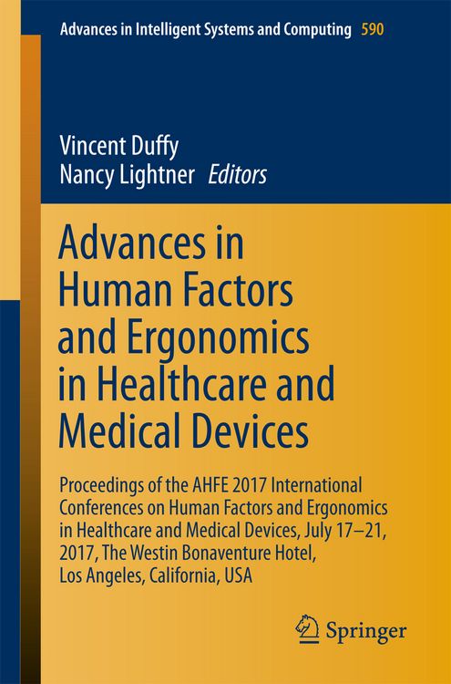 Produktbild: Advances in Human Factors and Ergonomics in Healthcare and Medical Devices