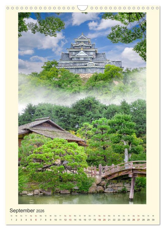 Produktbild: Japan - eine Sommerreise durch die Zeit (Wandkalender 2026 DIN A3 hoch), CALVENDO Monatskalender