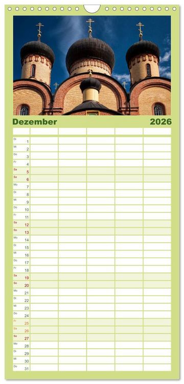Produktbild: Familienplaner 2026 - Das Baltikum - Unterwegs in faszinierenden Kulturlandschaften mit 5 Spalten (Wandkalender, 21 x 45 cm) CALVENDO