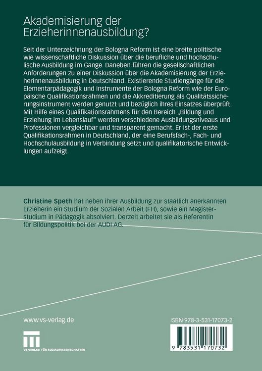 Produktbild: Akademisierung der Erzieherinnenausbildung?