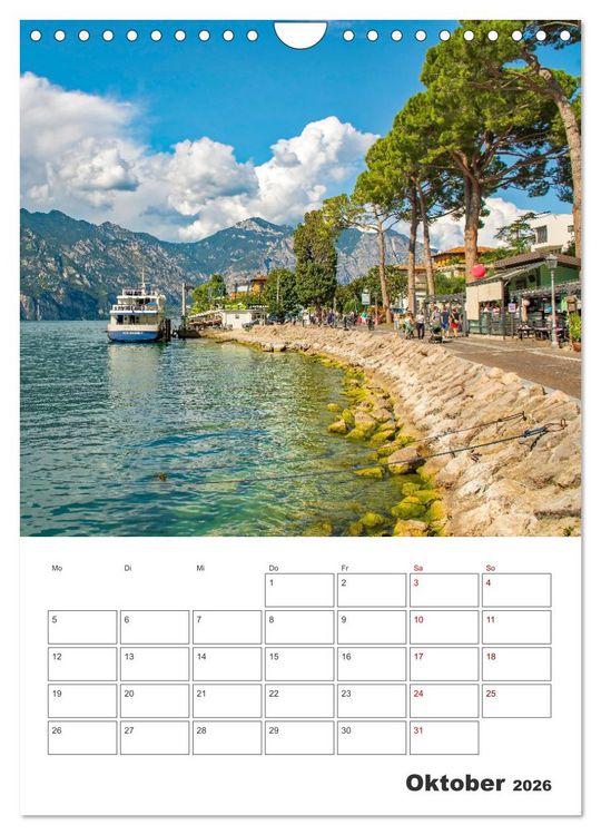Produktbild: Malcesine am Gardasee - Impressionen (Wandkalender 2026 DIN A4 hoch), CALVENDO Monatskalender