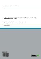 Produktbild: Pierre Reverdy: Son de cloche aus Plupart du temps (Les Ardoises du toit, 1918)