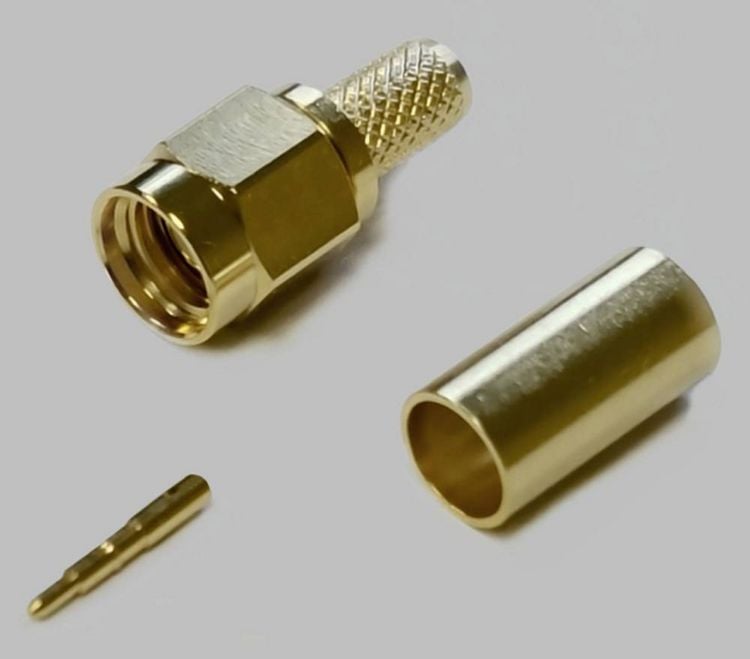 Produktbild: BKL Electronic 0409075 0409075 SMA-Steckverbinder Stecker, gerade 50Ω 1St.