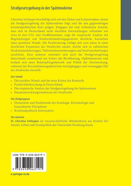 Produktbild: Strafgesetzgebung in der Sp&auml;tmoderne