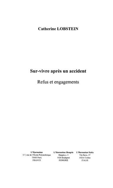 Produktbild: Survivre apres un accident