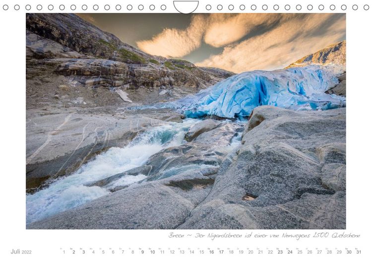 Produktbild: Sehnsucht Norwegen - Meer, Wasserf&auml;lle, Fjorde und Fjells - Der S&uuml;dwesten (Wandkalender 2022 DIN A4 quer)