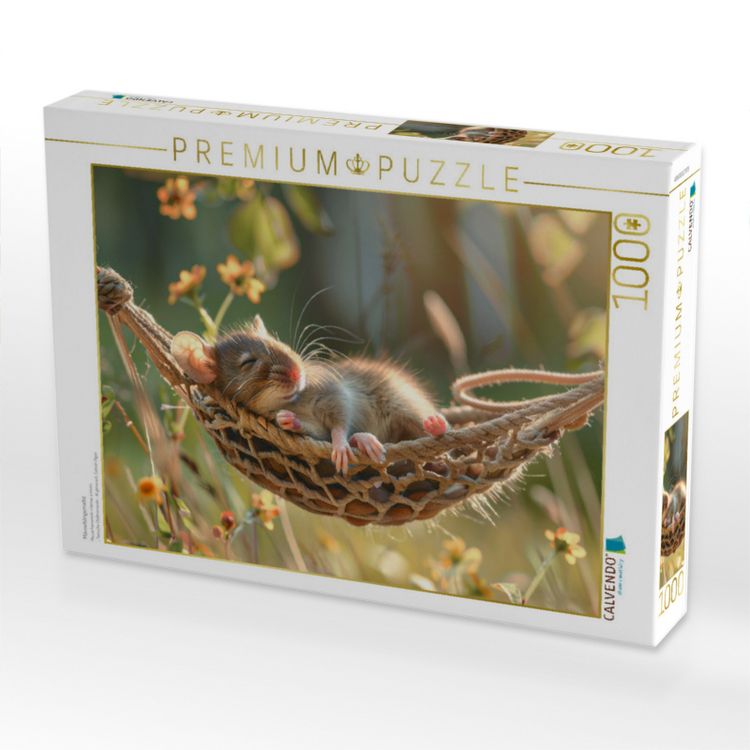Produktbild: CALVENDO Puzzle M&auml;useh&auml;ngematte | 1000 Teile Lege-Gr&ouml;&szlig;e 64x48cm Foto-Puzzle f&uuml;r gl&uuml;ckliche Stunden
