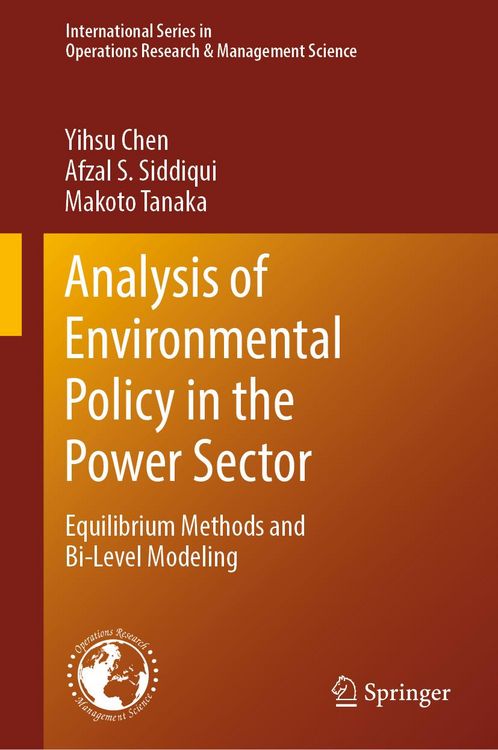 Produktbild: Analysis of Environmental Policy in the Power Sector