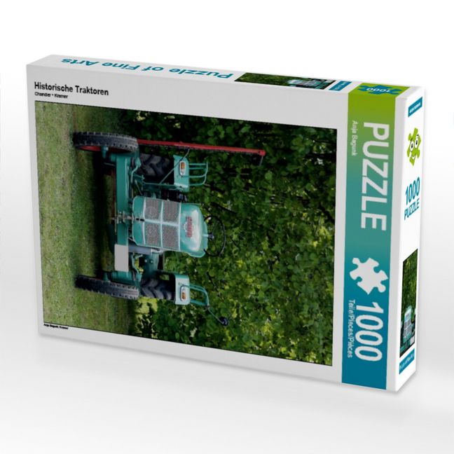 Produktbild: CALVENDO Puzzle Historische Traktoren 1000 Teile Puzzle hoch | 1000 Teile Lege-Gr&ouml;&szlig;e 64 &times; 48 cm Foto-Puzzle f&uuml;r gl&uuml;ckliche Stunden