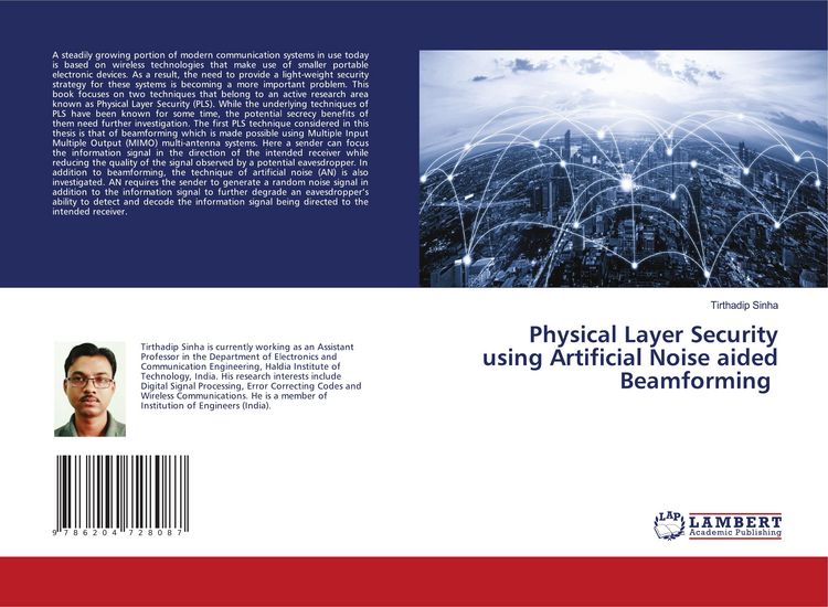 Produktbild: Physical Layer Security using Artificial Noise aided Beamforming
