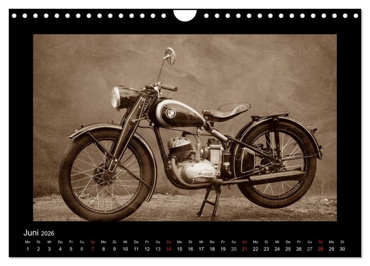 Produktbild: Motorrad Oldtimer aus &Ouml;sterreich (Wandkalender 2026 DIN A4 quer), CALVENDO Monatskalender