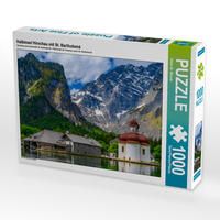 Produktbild: CALVENDO Puzzle Halbinsel Hirschau mit St. Bartholom&auml; | 1000 Teile Lege-Gr&ouml;&szlig;e 64x48cm Foto-Puzzle f&uuml;r gl&uuml;ckliche Stunden