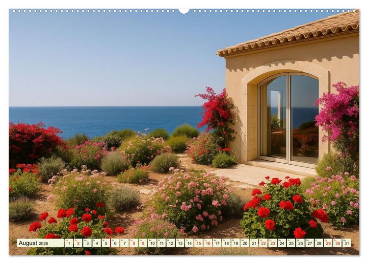 Produktbild: Paradiese der Stille - Orte zum Tr&auml;umen (hochwertiger Premium Wandkalender 2026 DIN A2 quer), Kunstdruck in Hochglanz