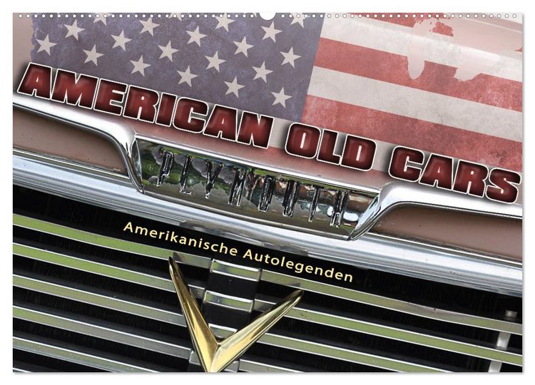 Produktbild: American Old Cars - Amerikanische Autolegenden (Wandkalender 2026 DIN A2 quer), CALVENDO Monatskalender