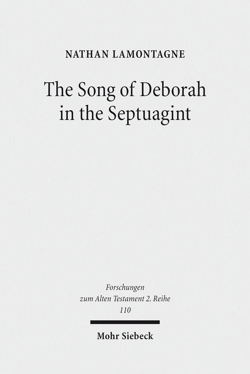 Produktbild: The Song of Deborah in the Septuagint