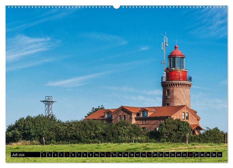 Produktbild: Die Ostseek&uuml;ste in Mecklenburg-Vorpommern (hochwertiger Premium Wandkalender 2026 DIN A2 quer), Kunstdruck in Hochglanz