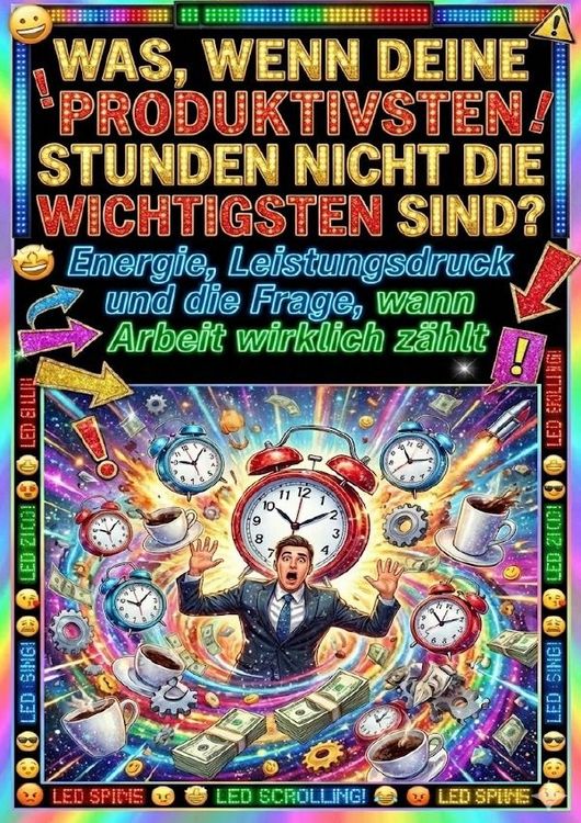 Produktbild: Was, wenn deine produktivsten Stunden nicht die wichtigsten sind?