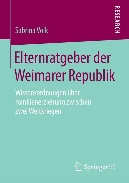 Produktbild: Elternratgeber der Weimarer Republik