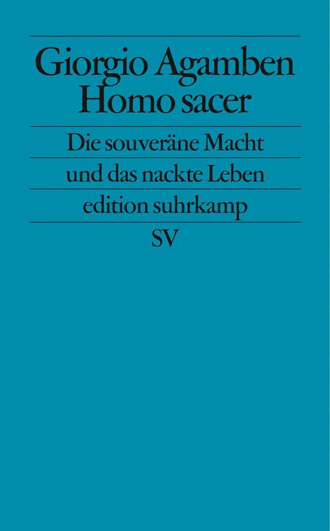 Produktbild: Homo sacer