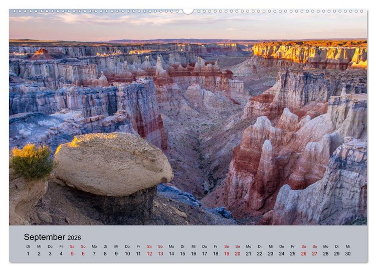 Produktbild: Magische Landschaften - Unterwegs im S&uuml;dwesten der USA (Wandkalender 2026 DIN A2 quer), CALVENDO Monatskalender