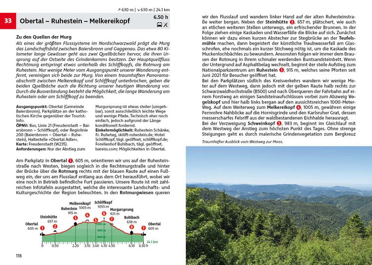 Produktbild: ROTHER Wanderf&uuml;hrer Schwarzwald. Die Mitte und der Norden; 60 Touren zwischen Karlsruhe und Freiburg &ndash; mit Nationalpark Schwarzwald