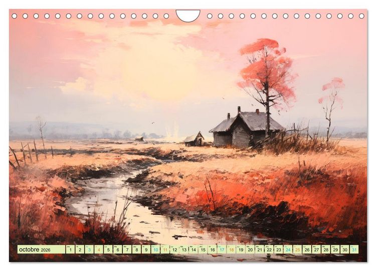 Produktbild: Une vie &agrave; la campagne (Calendrier mural 2026 DIN A4 vertical), CALVENDO calendrier mensuel
