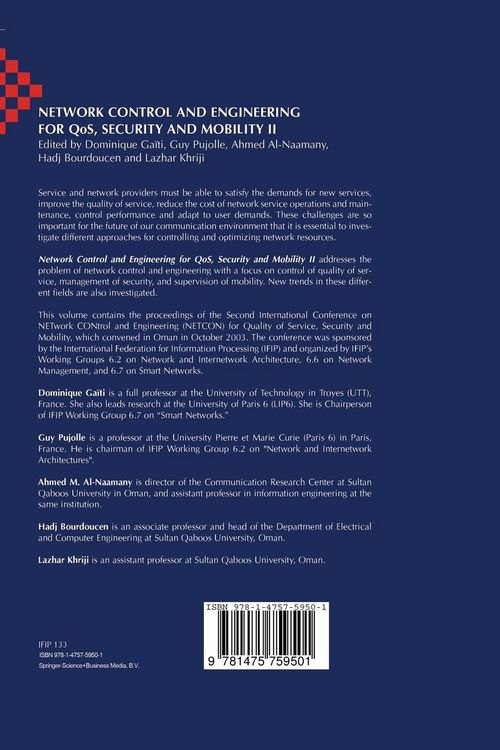 Produktbild: Network Control and Engineering for QoS, Security and Mobility II