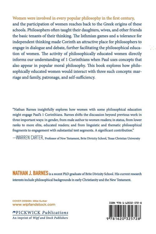 Produktbild: Reading 1 Corinthians with Philosophically Educated Women