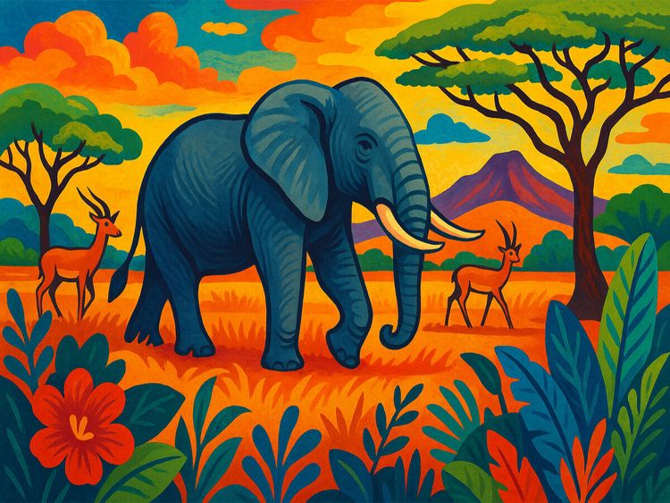 Produktbild: CALVENDO Puzzle Im Schatten des Kilimandscharo | 1000 Teile Lege-Gr&ouml;&szlig;e 64x48cm Foto-Puzzle f&uuml;r gl&uuml;ckliche Stunden
