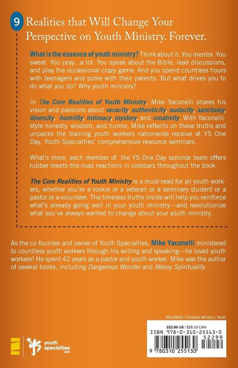 Produktbild: The Core Realities of Youth Ministry