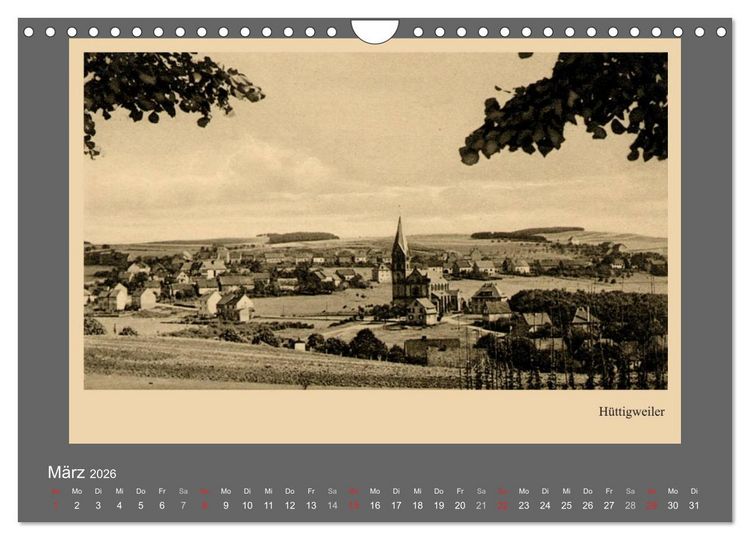 Produktbild: Saarland - vunn domols (frieher), Landkreis Neunkirchen (Wandkalender 2026 DIN A4 quer), CALVENDO Monatskalender