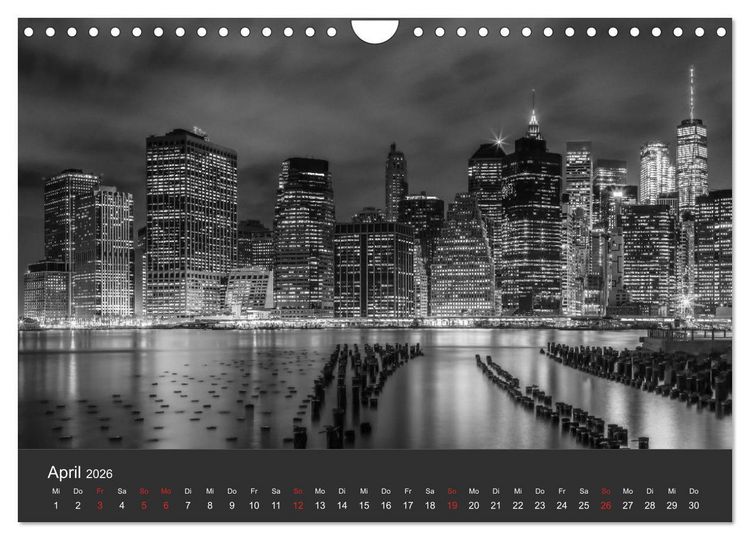Produktbild: URBANE FOTOGRAFIE Zw&ouml;lf klassische Impressionen (Wandkalender 2026 DIN A4 quer), CALVENDO Monatskalender