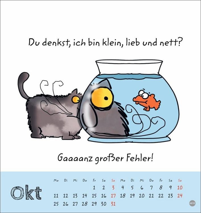 Produktbild: Catzz Postkartenkalender 2027