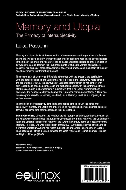 Produktbild: Memory and Utopia