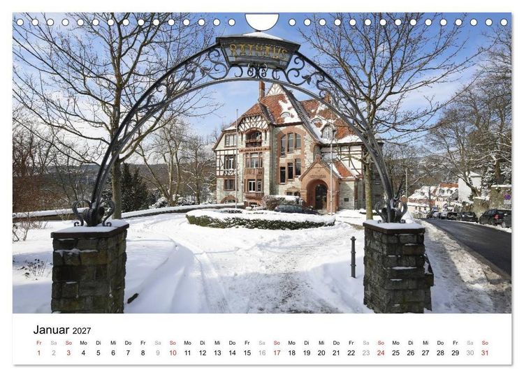 Produktbild: Romantisches Kronberg im Taunus (Wandkalender 2027 DIN A4 quer), CALVENDO Monatskalender