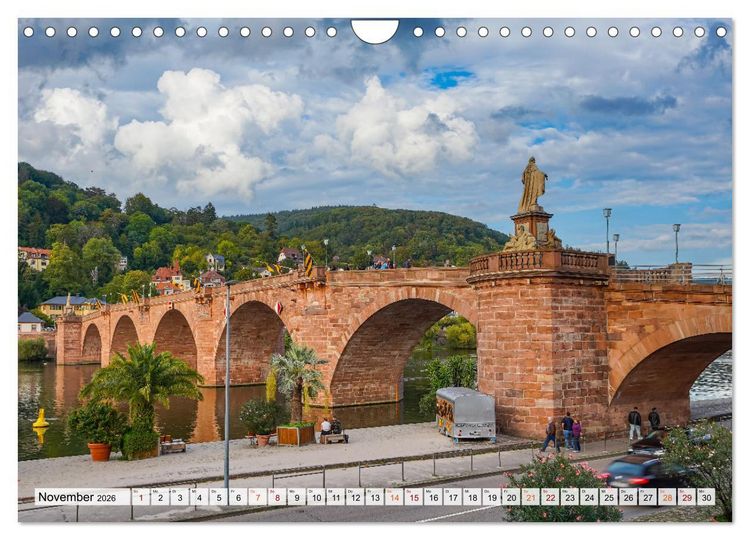 Produktbild: Heidelberg Impressionen (Wandkalender 2026 DIN A4 quer), CALVENDO Monatskalender