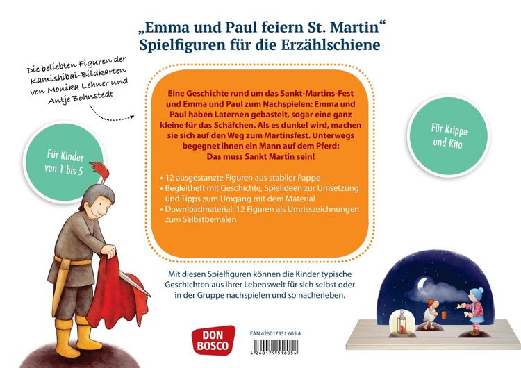 Produktbild: Emma und Paul feiern St. Martin. Erz&auml;hlschienen-Figurenset