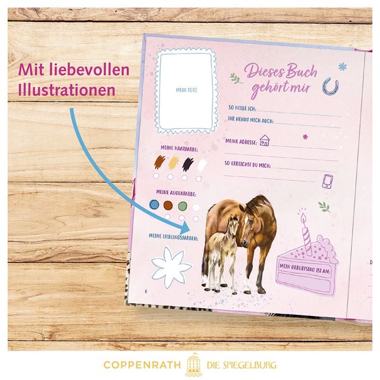 Produktbild: Freundebuch: Pferdefreunde (Wendepaill.) - Best friends