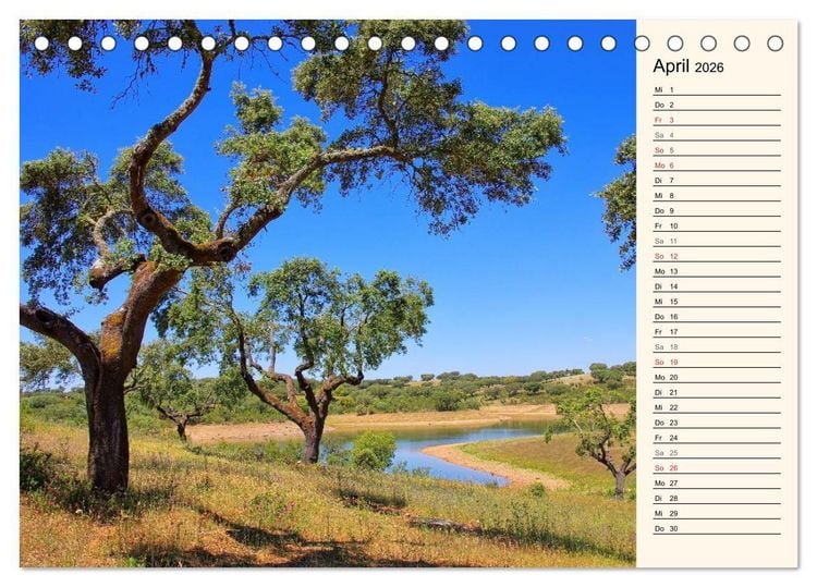 Produktbild: Portugal (Tischkalender 2026 DIN A5 quer), CALVENDO Monatskalender