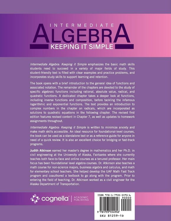 Produktbild: Intermediate Algebra